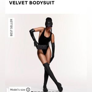 Ivy Park Noir / Velvet Bodysuit / adidas x ivy park